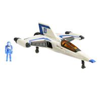 Mattel Disney and Pixar Lightyear Hyperspeed Series Buzz Lightyear Mini Action Figure & XL-03 Spaceship 6.3-in Vehicle