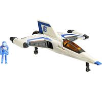 Mattel Disney and Pixar Lightyear Hyperspeed Series, Buzz Lightyear Mini Figura de acción y Nave Espacial XL-03, vehículo de 6.3 Pulgadas