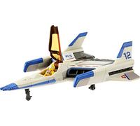 Mattel Disney and Pixar Lightyear Hyperspeed Series, Buzz Lightyear Mini Figura de acción y Nave Espacial XL-12, Nave Espacial de 6.2 Pulgadas