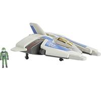 Mattel Disney and Pixar Lightyear Hyperspeed Series - Mini figura de acción y vehículo de juguete, Buzz Lightyear y nave espacial XL-07, vehículo de 5.6 pulgadas