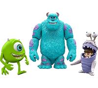 Mattel Disney and Pixar Monsters, Inc Storyteller 3 figuras de acción, Sulley Mike & Boo personajes en Get Boo Home Pack, juguetes auténticos a escala de 3 pulgadas