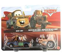 Mattel Disney Cars 2025 - Paquete de 2 Tractores y neumáticos a Escala 1:55