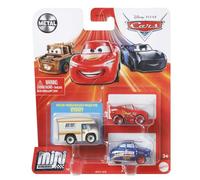 Mattel Disney Cars Pack de 3 mini vehículos (modelos surtidos), coches de juguete niños +3 años (GKG01)