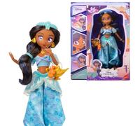 Mattel Disney Collector Muñeca Manga Princesa Jasmine | Muñeca de Anime Coleccionable (23 cm) y Accesorios, articulada con bolso y amuleto animal, para niños y coleccionistas, JNC38