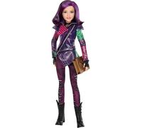 Mattel Disney Descendants Mal Muñeca 10º Aniversario | Muñeca de moda con conjunto extraíble y libro de hechizos, articulada y coleccionable, inspirada en Descendants, JFG74