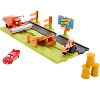 Mattel Disney en Pixar Cars Speelset met 3 speelgoedauto's en 2 manieren om te s