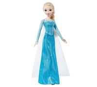 Mattel Disney Frost Cantando Muñeca Elsa con la canción Let It Go en 4 Idiomas Canta Disney Frozen Muñeca Elsa Cantante JDX52