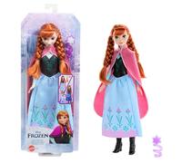 Mattel Disney Frozen Anna falda mágica Muñeca con falda que cambia de color con agua, juguete +3 años (HTG24)