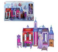 Mattel Disney Frozen Castillo de Arendelle con princesa Elsa Casa de muñecas de 60 cm con figura y 15 accesorios y muebles, juguete +3 años (HTP22)