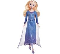 Mattel Disney Frozen El festival del invierno Elsa patinadora, Muñeca princesa rubia con vestido invernal, capa y patines para el hielo, juguete regalo para niños y niñas +3 años, JBG53