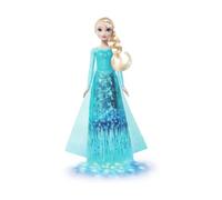 Mattel Disney Frozen Elsa Cantante con Luces, Canta '¡Suéltalo!' | Muñeca articulada canta en inglés, español, portugués y francés. Lleva vestido brillante y zapatos, JNB96