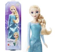 Mattel Disney Frozen Elsa Muñeca con look reina de hielo, juguete +3 años (HLW47)