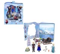 Mattel Disney Frozen Juego de juguetes con 6 personajes clave Juego de cuentos clsico 4 muecas pequeas 2 figuras y accesorios inspirados en la