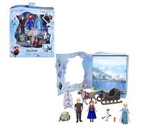 Mattel Disney Frozen Minis Pack 6 figuras Muñecos con caja set de juego, juguete +3 años (HLX04)