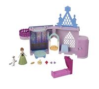 Mattel – Set de juego Disney Frozen Castillo de Arendelle Anna JDP65, muñeca y 7 accesorios