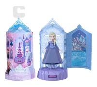 Mattel Disney Frozen Surprise Molls Small Dolls & Mini Castle Playsets With Spinning Doll revele la sorpresa del Castillo de Hielo de las pelculas (