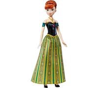 Mattel Disney Juguetes Frozen, muñeca Anna Hoy, por Primera Vez con un Aspecto célebre Que Canta Hoy, por Primera Vez en 4 Idiomas: inglés, francés, alemán, Italiano, JDL59