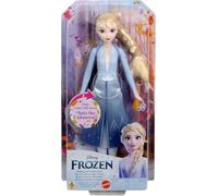 Mattel Disney La Reina de Las Nieves Elsa en Otro Mundo Muñeca Cantando Vestida con su Traje icónico, entona en Otro Mundo de la película Disney La Reina de Las Nieves 2, HXD36
