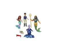 Mattel Disney La Sirenita Las Aventuras de Ariel Set con 4 Muecas Pequeas y Accesorios Juguetes Inspirados en la Pelcula