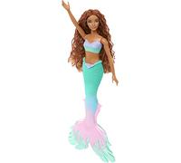 Mattel Disney La Sirenita Muñeca Sirena Ariel Cantando Y Fantasía con Cola De Sirena Característica, Coleccionar, Juguete Niño, A Partir de 2 Años, HNK77