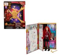 Mattel Disney Los Descendientes: El ascenso de Red, Red y Libro de Cocina para Hechiceros, Muñeca con set de juego y slime, inspirado en la película, juguete regalo para niños y niñas +4 años, HWH95
