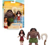 Mattel Disney Moana 2 Juguetes Moana y Maui Ocean Adventures Paquete de 2 con 2 mu ecas peque as y accesorio de gancho inspirado en la pel cula