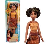 Mattel Muñeca Disney Moana 2 Loto – Traje extraíble, 2 accesorios – Inspirada en la película