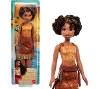 Mattel Muñeca Disney Moana 2 Loto – Traje extraíble, 2 accesorios – Inspirada en la película
