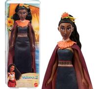 Mattel Disney Moana 2 Matangi Fashion Doll con 3 Accesorios, Traje extraíble con Capa, Pieza para la Cabeza, Pieza de Hombro y Tobillera, Inspirada en la película