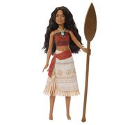 Mattel Disney Muñeca Vaiana Cantante con Traje icónico y 2 Accesorios, Canta El Azul Luz en 4 Idiomas, Inspirada en la película en el Disparo Real, JMT27