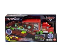 Mattel Disney Pixar Cars Glow Racers Camión de juguete Mack 2 en 1 Lanzador para