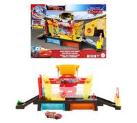 Mattel Disney Pixar Cars Túnel de lavado con cambio de color Conjunto de juego con vehículo de juguete Rayo McQueen con cambio de color, 50,8cm, se conecta con otros conjuntos, JBM70