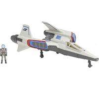 Mattel Disney Pixar Lightyear Hyperspeed Series - Mini Figura de acción y vehículo de Juguete, Buzz Lightyear y Nave Espacial XL-02, vehículo de 6.7 Pulgadas