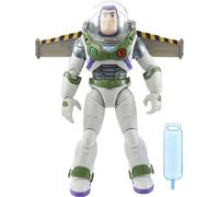 Mattel Disney Pixar Lightyear Toys, Figura de acción parlante de Buzz Lightyear con Sendero de Vapor Liftoff, 20 Sonidos, Jetpack con alas expandibles
