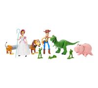Mattel Disney Pixar Storytellers Pack Figuras Toy Story de 4 pulgadas Woody Rex Rex Slinky Dog Hamm Bo-Peep y 4 hombres del ejrcito