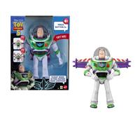 Mattel Disney Pixar Toy Story 5 Figura de acción, Buzz Lightyear Edición Alta Tecnología con Modo Vuelo y activación de Las alas de 30,48 cm, más de 35 Sonidos, JMW40