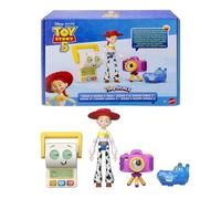 Mattel Disney Pixar Toy Story 5 Jessie y el Equipo Doble A Multipack con Figuras articuladas de acción de 17,78 cm a Escala de Juego, JLR69