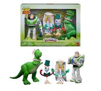 Mattel Disney Pixar Toy Story 5 ¿Qué es una Boda? Pack de 4 Figuras con Accesorios, Pack de Toy Story a Escala, JKV22