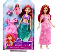 MATTEL Disney Princesa Ariel Sirena y Princesa Conjunto de Vestir Muñeca HMG4...