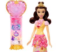 Mattel Disney Princess Belle Modepuppe und Zubehörteile mit 8 (Importación USA)
