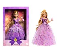 Mattel Disney Princess Birthday Celebration Rapunzel Deluxe Fashion Doll, Inspir