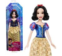 Mattel Disney Princess Blancanieves Muñeca princesa con pelo corto, juguete +3 años (HLW08)