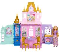 Mattel Disney Princess Castillo Portátil y Muñeca Rapunzel