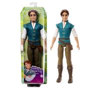 Mattel Disney Princess, Flynn Rider, muñeco de moda articulado con su look característico inspirado en la película de Disney Enredados, juguetes, regalos para niños y niñas, HLV98