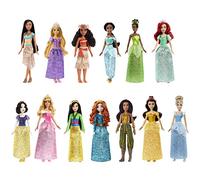 Mattel Disney Princess, Pack 13 Muñecas princesas de moda, ropa brillante y accesorios, regalo para niños y niñas +3 años (HPG74)