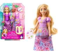 Mattel Disney Princess - Rapunzel 2 historias en 1, 2 looks completos interca...