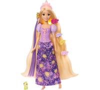 Mattel Disney Princess Rapunzel Modepuppe mit leuchtendem Haar und 4 weiteren Le