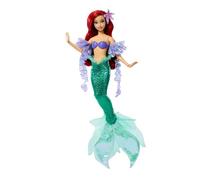 Mattel Disney Princess Sirena Ariel Muñeca Brillante | Muñeca de moda articulada con cola y mangas extraíbles, pelo largo y accesorio, inspirada en la película, JLK25