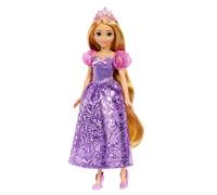 Mattel Disney Princess Style Stories Rapunzel - Muñeca de moda con vestido extraíble, tiara y aretes, inspirada en Enredados de Disney
