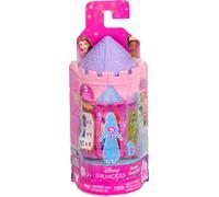 Mattel Disney Princess Tower Surprise - Muñecas pequeñas y Accesorios, Juegos apilables con 4 sorpresas y Amigo de Disney Movies (los Estilos Pueden Variar)